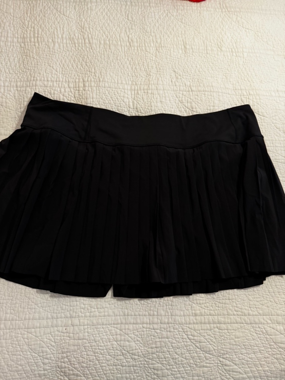 Athleta Black Pleated Athletic Skort